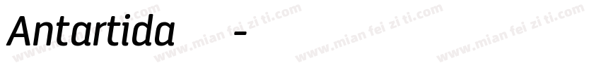 Antartida 字体下载字体转换